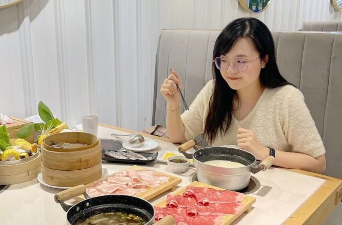 【柒囍火鍋公司】好特別 台北蒸煮兩吃 好拍又好吃的精品火鍋