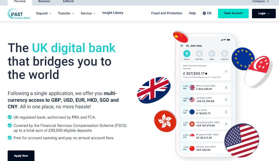 受保護的內容: 台北開設英國銀行帳戶【iFAST Global Bank】線上完成海外銀行戶口超方便！