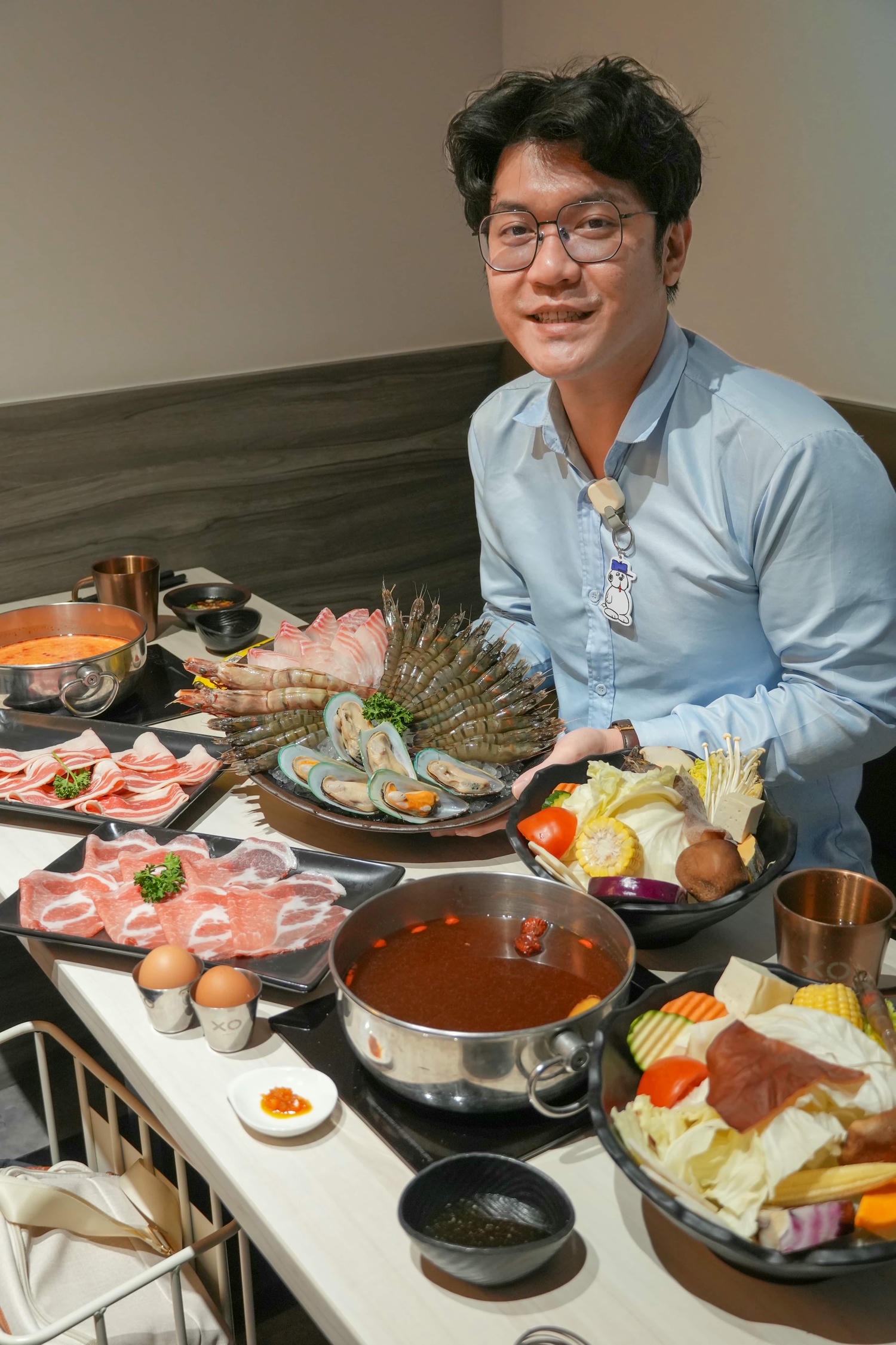 新北火鍋推薦【xo shabu shabu 蘆洲店】時尚裝潢還能喝杯調酒! - 第9張圖