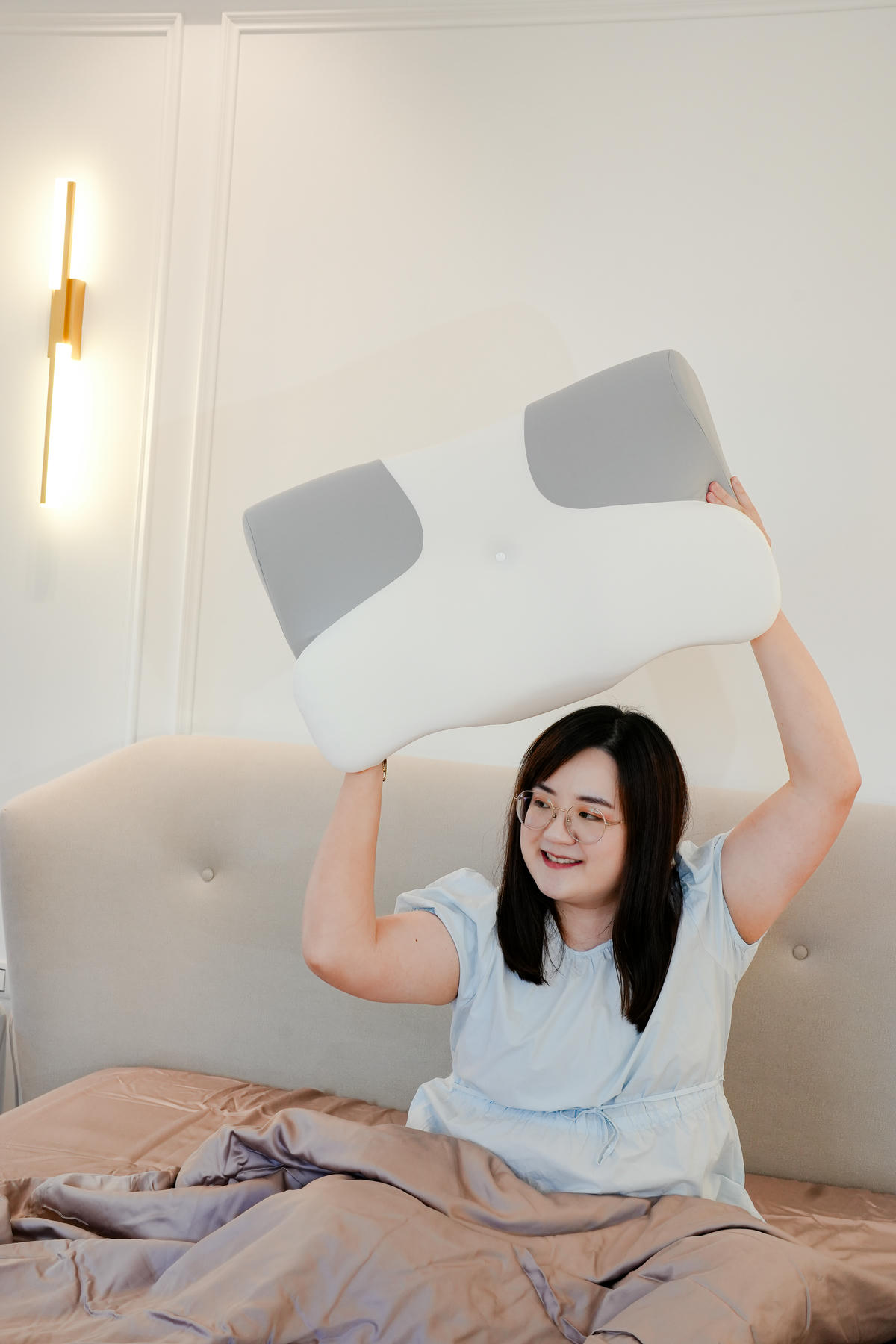 【格蕾寢具】9月限時團購中!零重力釋壓眠綿記憶枕-蝶型,團購超優惠 - 第7張圖