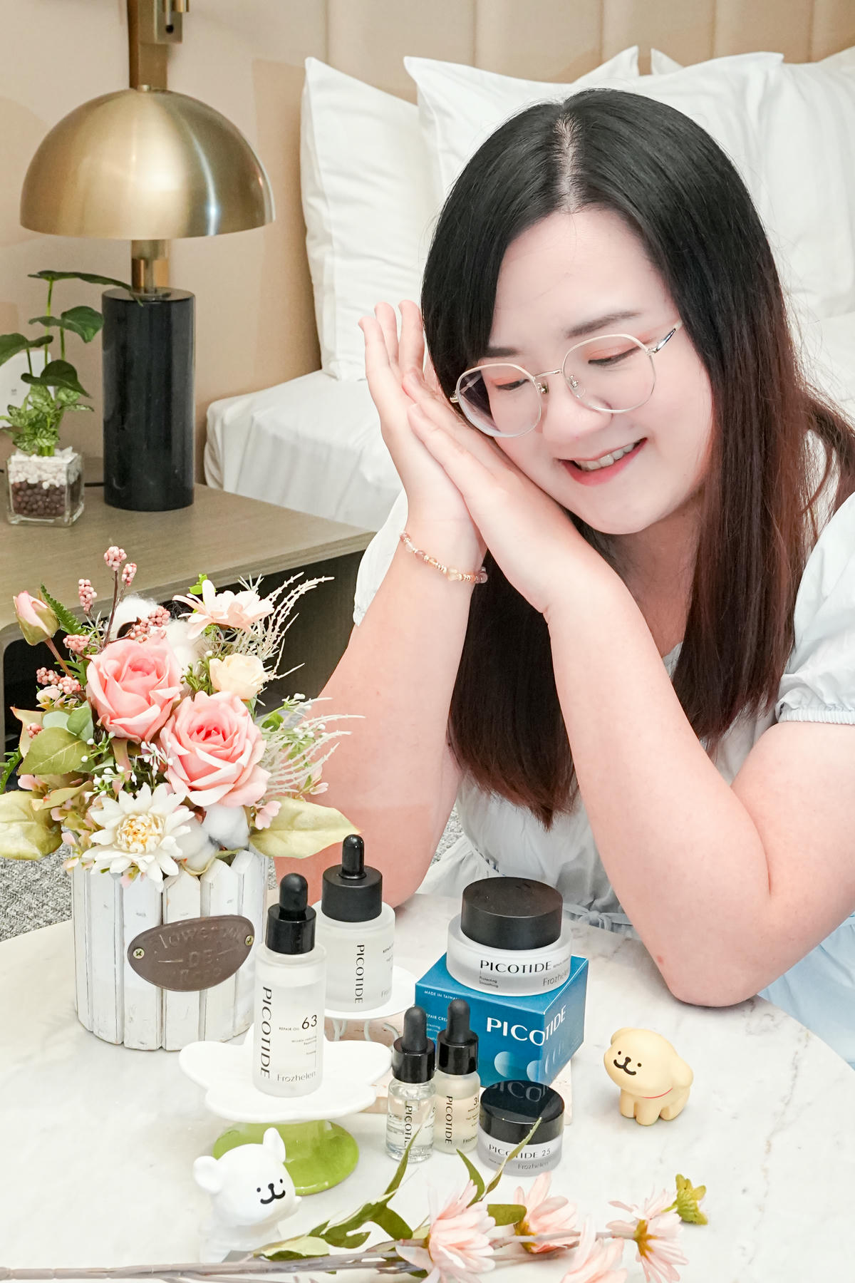 醫美後保濕推薦保養品開箱【Frozhelen 芙偲潤】深層滋潤修護組+旅行組，團購優惠限定價千萬不要錯過!
